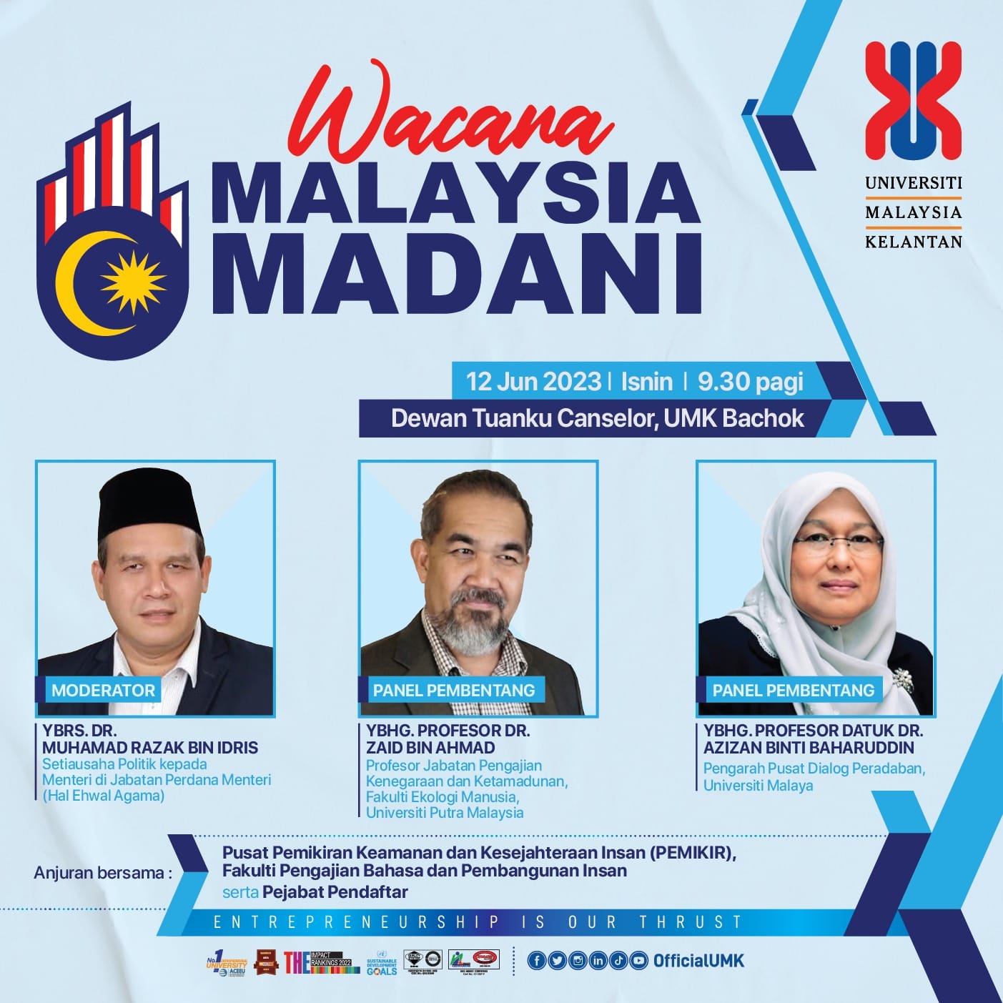 PEMIKIR Anjur Wacana Malaysia Madani